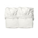 Organic Baby Cot Sheet Pack of 2 Snow