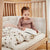 Organic Baby Cot Sheet Pack of 2 Snow