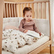 Organic Baby Cot Sheet Pack of 2 Snow