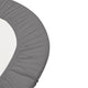 Organic Baby Cot Sheet Pack of 2 Cool Grey