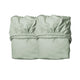 Organic Baby Cot Sheet Pack of 2 Sage Green