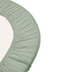 Organic Baby Cot Sheet Pack of 2 Sage Green