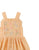 Emily Ruffled Apron Dress With Botanical Embroidery