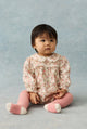 Chouchou Rompers Printed Corduroy Cream Carnation Vale