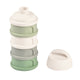 Beaba Formul Milk Container 4 Compartments Cotton White Sage