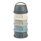 Beaba Formul Milk Container 4 Compartments Mineral Grey Blue