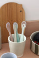 Set Of 4 First Age Silicone Spoons Natural