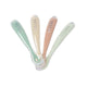 Set Of 4 First Age Silicone Spoons Natural