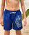 Octopus Pirate Swim Shorts Blue