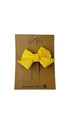 Mini Linen Hairpins Yellow