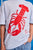 Silas T-Shirt Lobster Heather Light Blue