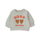 Doux Chamonix Baby Sweatshirt Heather Grey