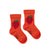 Raspberry Medium Socks Summer Red