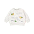 Artsy Snail Baby Sweatshirt Heather Light Grey