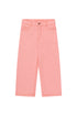 Straight Contrast Jeans Peach
