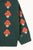 Mini Mushrooms Baby Cardigan Base Dark Emerald
