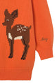 Deer Cardigan Base Summer Red