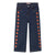 Mini Mushrooms Embroidered Denim Pant Base Denim Dark Wash