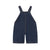 Mini Mushrooms Embroidered Dungaree Base Denim Dark Wash