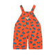 Flowers Baby Corduroy Dungaree Base Summer Red Blue
