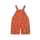 Flowers Baby Corduroy Dungaree Base Summer Red Blue