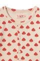 Mini Mushrooms Rib Kids Jacket Base Ivory