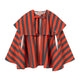 Stripes Cape Base Summer Red Blue