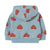 Mushrooms Baby Hoodie Base Denim Blue