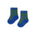 Blue Check Medium Socks Base Blue