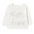 Jump Dog Graphic Baby Tee Base Off White