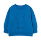 Dog Graphic Sweatshirt Base Blue