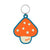 Mushroom Keychain Base Summer Red