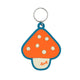 Mushroom Keychain Base Summer Red