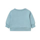 Curly Dog Graphic Baby Sweatshirt Base Denim Blue