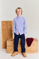 Alan Shirt Stripes OL White