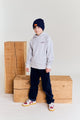Lenny Hoodie Crew Grey Melange