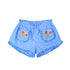 Acacia Short Mini Vichy Iris Blue