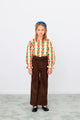 Apples Buttoned Blouse Dusty Yellow