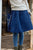 Ruche Skirt Sailor Blue