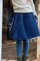 Ruche Skirt Sailor Blue