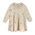 Poupee Short Sleeve Dress Coeur Flower