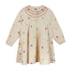 Poupee Short Sleeve Dress Coeur Flower