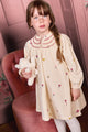 Poupee Short Sleeve Dress Coeur Flower