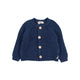 BUHO Baby Cotton Cardigan Navy available at SMOLStore, Beirut