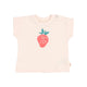 BUHO Baby Fresa T-Shirt Cream Pink available at SMOL Store, Lebanon.