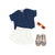 BUHO Baby Linen Shirt Navy available at SMOL Store, Lebanon