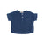 BUHO Baby Linen Shirt Navy available at SMOL Store, Lebanon