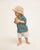 BUHO Baby Pocket Linen T-Shirt Green Lake available at SMOL, Lebanon