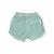 BUHO Baby Terry Shorts Green Moss available at SMOL Store, Lebanon.