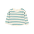 Baby Terry Stripes Sweatshirt Green Moss